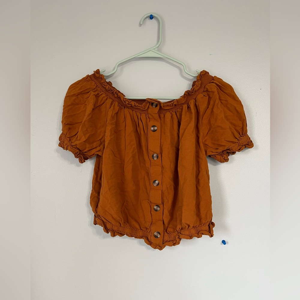 H&M off the shoulder crop top